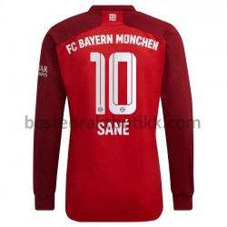 Fotballdrakter FC Bayern München Leroy Sane 10 Hjemmedraktsett 2021-2022 Langermet til Herre