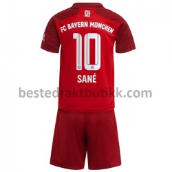 Fotballdrakter FC Bayern München Leroy Sane 10 Hjemmedraktsett 2021-2022 til Barn