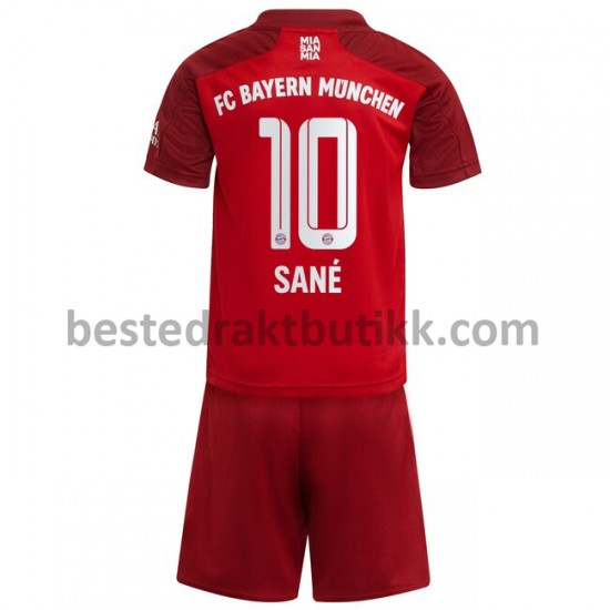 Fotballdrakter FC Bayern München Leroy Sane 10 Hjemmedraktsett 2021-2022 til Barn