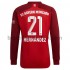 Fotballdrakter FC Bayern München Lucas Hernandez 21 Hjemmedraktsett 2021-2022 Langermet til Herre