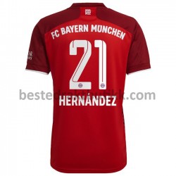Fotballdrakter FC Bayern München Lucas Hernandez 21 Hjemmedraktsett 2021-2022 til Herre