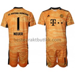 Fotballdrakter FC Bayern München Manuel Neuer 1 Keeper Hjemmedraktsett 2021-2022 til Barn