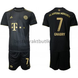 Fotballdrakter FC Bayern München Serge Gnabry 7 Bortedraktsett 2021-2022 til Barn