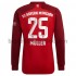 Fotballdrakter FC Bayern München Thomas Muller 25 Hjemmedraktsett 2021-2022 Langermet til Herre