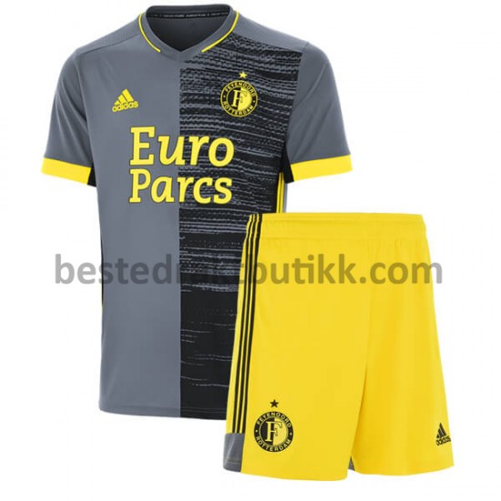 Fotballdrakter Feyenoord Rotterdam Bortedraktsett 2021-2022 til Barn