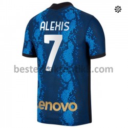 Fotballdrakter Inter Milan Alexis Sanchez 7 Hjemmedraktsett 2021-2022 til Herre
