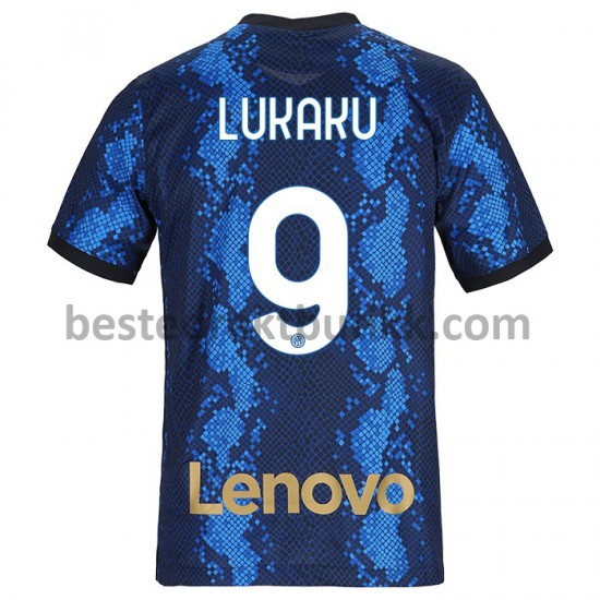 Fotballdrakter Inter Milan Romelu Lukaku 9 Hjemmedraktsett 2021-2022 til Herre