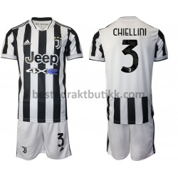 Fotballdrakter Juventus Giorgio Chiellini 3 Hjemmedraktsett 2021-2022 til Barn