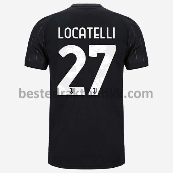 Fotballdrakter Juventus Manuel Locatelli 27 Bortedraktsett 2021-2022 til Herre