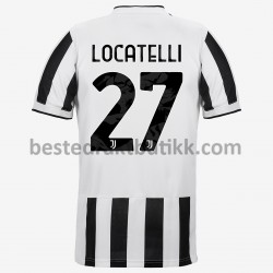 Fotballdrakter Juventus Manuel Locatelli 27 Hjemmedraktsett 2021-2022 til Herre