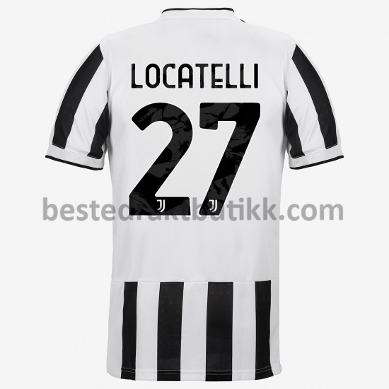Fotballdrakter Juventus Manuel Locatelli 27 Hjemmedraktsett 2021-2022 til Herre