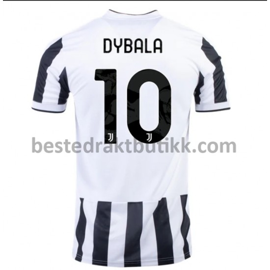 Fotballdrakter Juventus Paulo Dybala 10 Hjemmedraktsett 2021-2022 til Herre