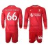 Fotballdrakter Liverpool Alexander-Arnold 66 Hjemmedraktsett 2021-2022 Langermet til Barn