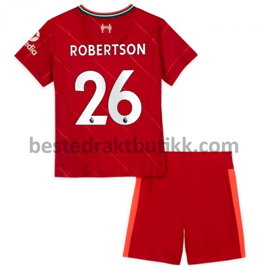 Fotballdrakter Liverpool Andrew Robertson 26 Hjemmedraktsett 2021-2022 til Barn