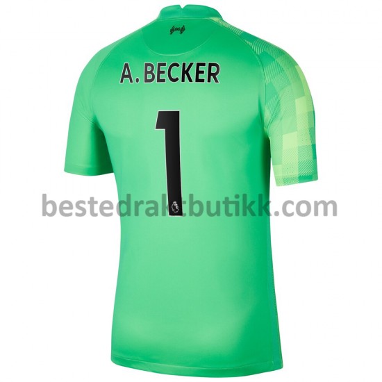 Fotballdrakter Liverpool Keeper A.Becker 1 Hjemmedraktsett 2021-2022 til Herre