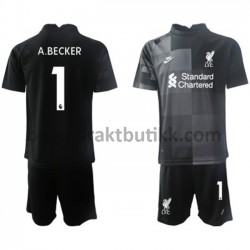 Fotballdrakter Liverpool Keeper Alisson Becker 1 Tredjedraktsett 2021-2022 til Barn