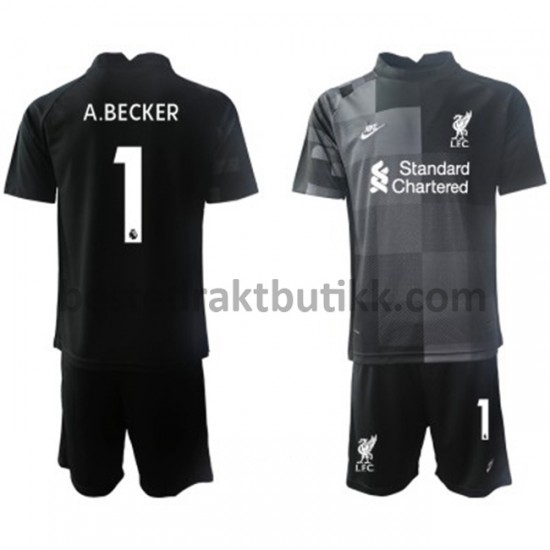 Fotballdrakter Liverpool Keeper Alisson Becker 1 Tredjedraktsett 2021-2022 til Barn