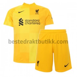 Fotballdrakter Liverpool Keeper Bortedraktsett 2021-2022 til Barn