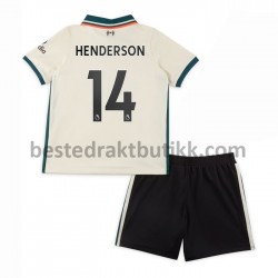 Fotballdrakter Liverpool Henderson 14 Bortedraktsett 2021-2022 til Barn