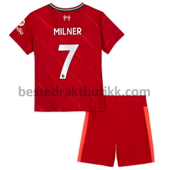 Fotballdrakter Liverpool James Milner 7 Hjemmedraktsett 2021-2022 til Barn