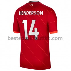 Fotballdrakter Liverpool Jordan Henderson 14 Hjemmedraktsett 2021-2022 til Herre