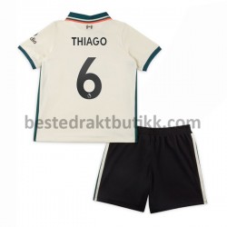 Fotballdrakter Liverpool Thiago Alcantara 6 Bortedraktsett 2021-2022 til Barn