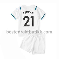 Fotballdrakter Manchester City Ferran Torres 21 Bortedraktsett 2021-2022 til Barn