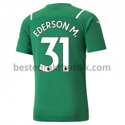 Fotballdrakter Manchester City Keeper Ederson 31 Bortedraktsett 2021-2022 til Herre