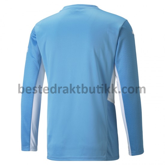 Fotballdrakter Manchester City Hjemmedraktsett 2021-2022 Langermet til Herre