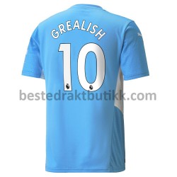 Fotballdrakter Manchester City Jack Grealish 10 Hjemmedraktsett 2021-2022 til Herre
