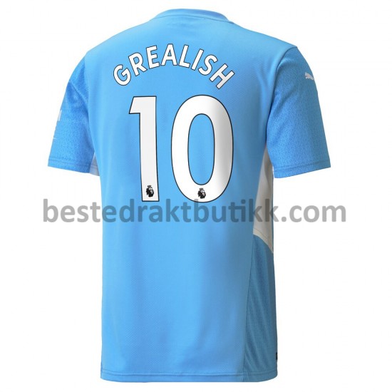 Fotballdrakter Manchester City Jack Grealish 10 Hjemmedraktsett 2021-2022 til Herre