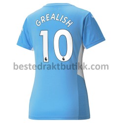 Fotballdrakter Manchester City Jack Grealish 10 Hjemmedraktsett 2021-2022 til Dame