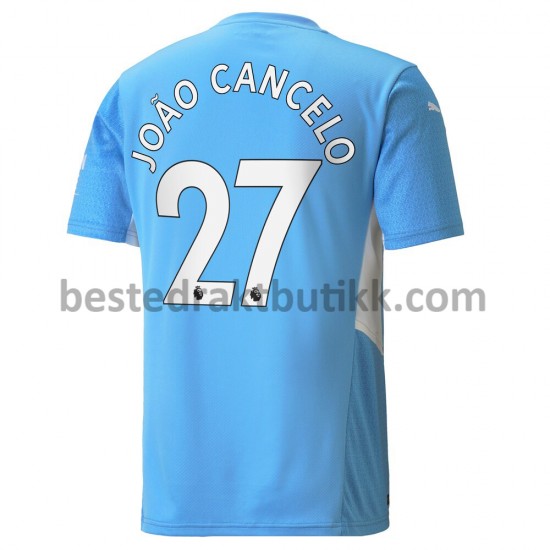 Fotballdrakter Manchester City Joao Cancelo 27 Hjemmedraktsett 2021-2022 til Herre