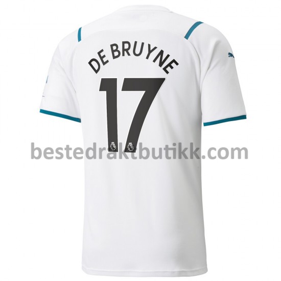Fotballdrakter Manchester City Kevin De Bruyne 17 Bortedraktsett 2021-2022 til Herre