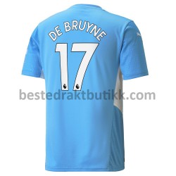 Fotballdrakter Manchester City Kevin De Bruyne 17 Hjemmedraktsett 2021-2022 til Herre