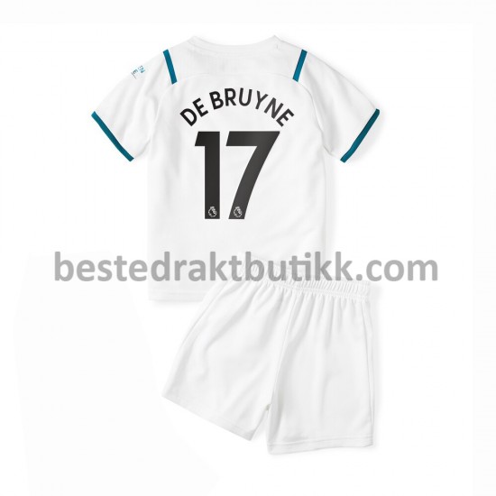 Fotballdrakter Manchester City Kevin De Bruyne 17 Bortedraktsett 2021-2022 til Barn