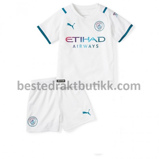 Fotballdrakter Manchester City Bortedraktsett 2021-2022 til Barn