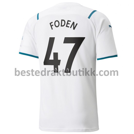 Fotballdrakter Manchester City Phil Foden 47 Bortedraktsett 2021-2022 til Herre