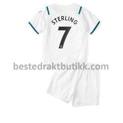 Fotballdrakter Manchester City Raheem Sterling 7 Bortedraktsett 2021-2022 til Barn
