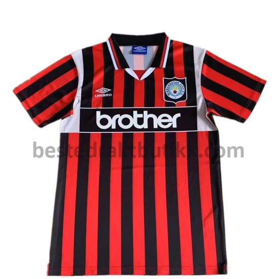 Fotballdrakter Manchester City Retro Bortedraktsett 1996 til Herre