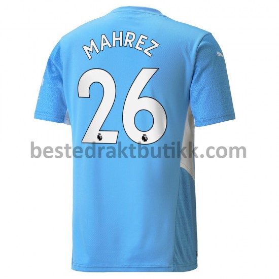 Fotballdrakter Manchester City Riyad Mahrez 26 Hjemmedraktsett 2021-2022 til Herre