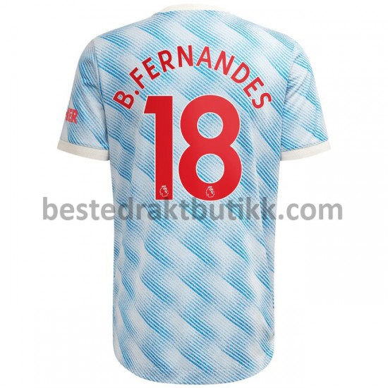 Fotballdrakter Manchester United Bruno Fernandes 18 Bortedraktsett 2021-2022 til Herre