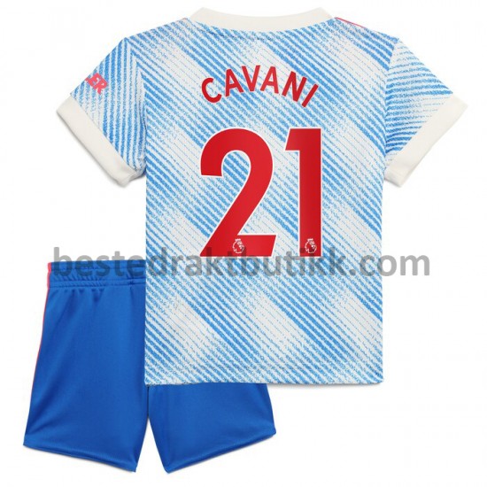Fotballdrakter Manchester United Edinson Cavani 21 Bortedraktsett 2021-2022 til Barn