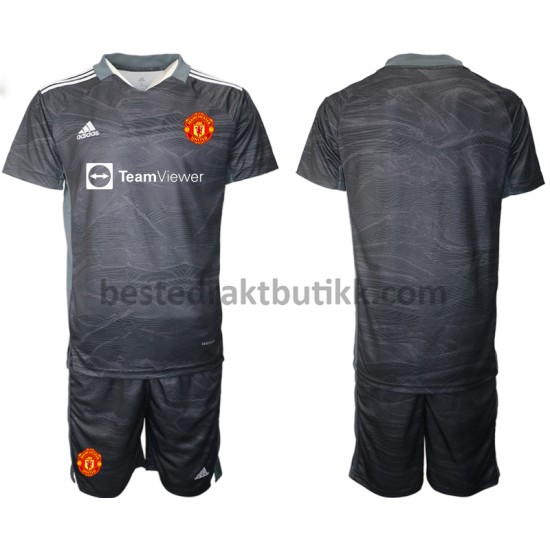Fotballdrakter Manchester United Keeper Bortedraktsett 2021-2022 til Barn