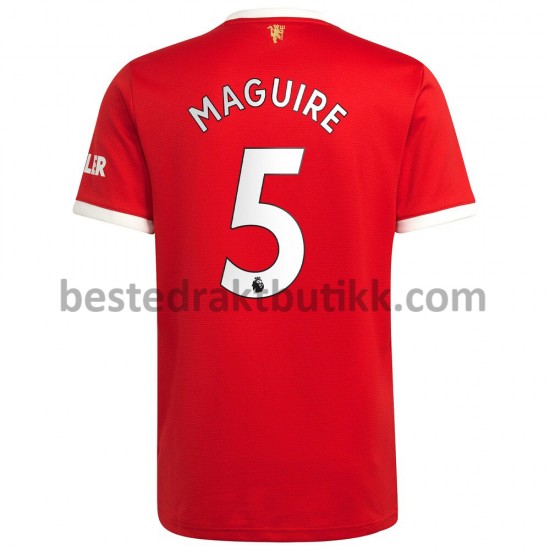 Fotballdrakter Manchester United Harry Maguire 5 Hjemmedraktsett 2021-2022 til Herre