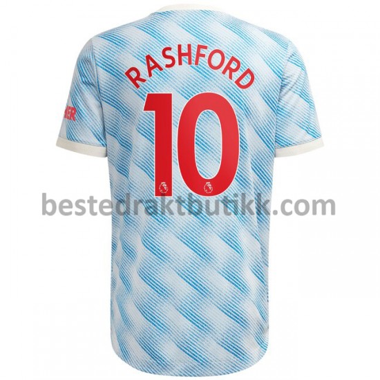 Fotballdrakter Manchester United Marcus Rashford 10 Bortedraktsett 2021-2022 til Herre