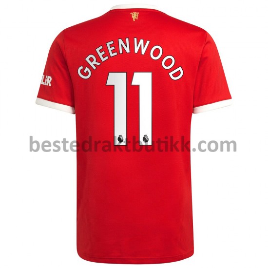 Fotballdrakter Manchester United Mason Greenwood 11 Hjemmedraktsett 2021-2022 til Herre