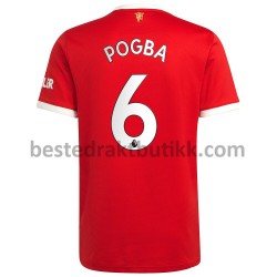 Fotballdrakter Manchester United Paul Pogba 6 Hjemmedraktsett 2021-2022 til Herre
