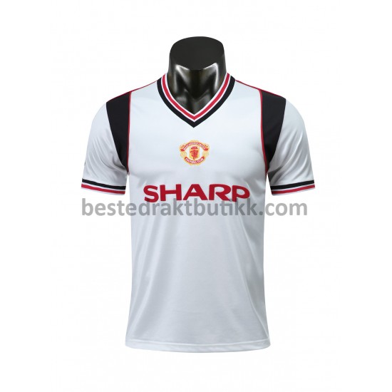 Fotballdrakter Manchester United Retro Bortedraktsett 1985 til Herre