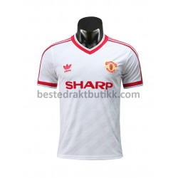 Fotballdrakter Manchester United Retro Bortedraktsett 1986 til Herre